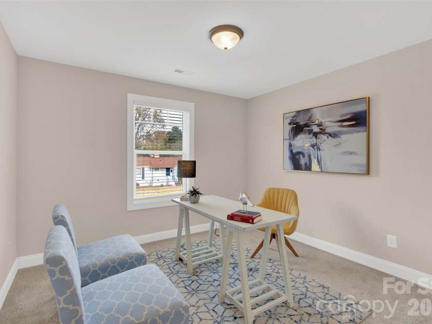 2833 Southwest Boulevard, Charlotte, NC 28216.  MLS# CAR4349189, YatesRealty ID 11042. 2nd floor bedroom / home office 