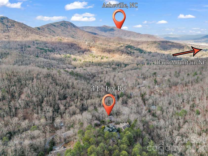 417 Ivy Road, Black Mountain, NC 28711.  MLS# CAR4362161, YatesRealty ID 11048. 