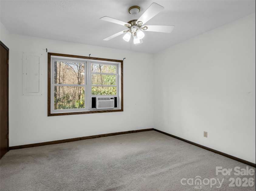 417 Ivy Road, Black Mountain, NC 28711.  MLS# CAR4362161, YatesRealty ID 11048. Basement bedroom #2