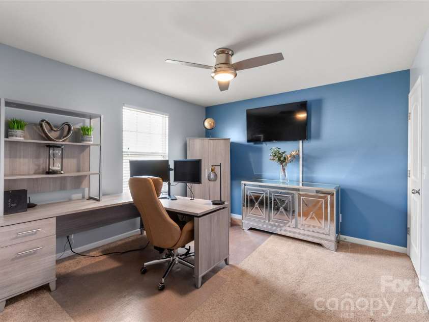 10229 Snowbell Court, Charlotte, NC 28215.  MLS# CAR4338183, YatesRealty ID 1105. Office/ bedroom2