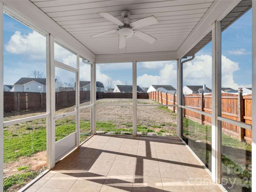 10229 Snowbell Court, Charlotte, NC 28215.  MLS# CAR4338183, YatesRealty ID 1105. Screened porch