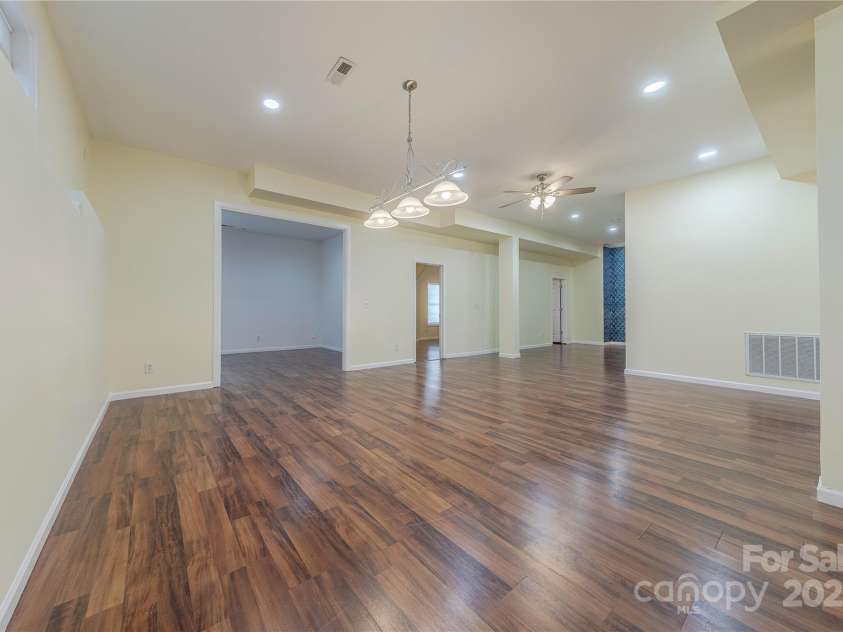 4225 Nathaniel Glen Court, Matthews, NC 28105.  MLS# CAR4213863, YatesRealty ID 11050. Finished Basement
