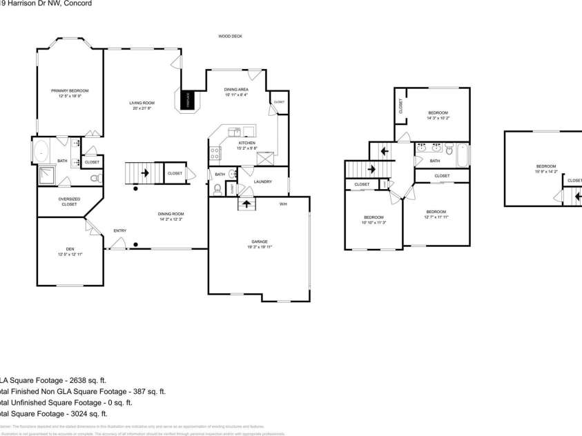 619 Harrison Drive, Concord, NC 28027.  MLS# CAR4345842, YatesRealty ID 11050. 