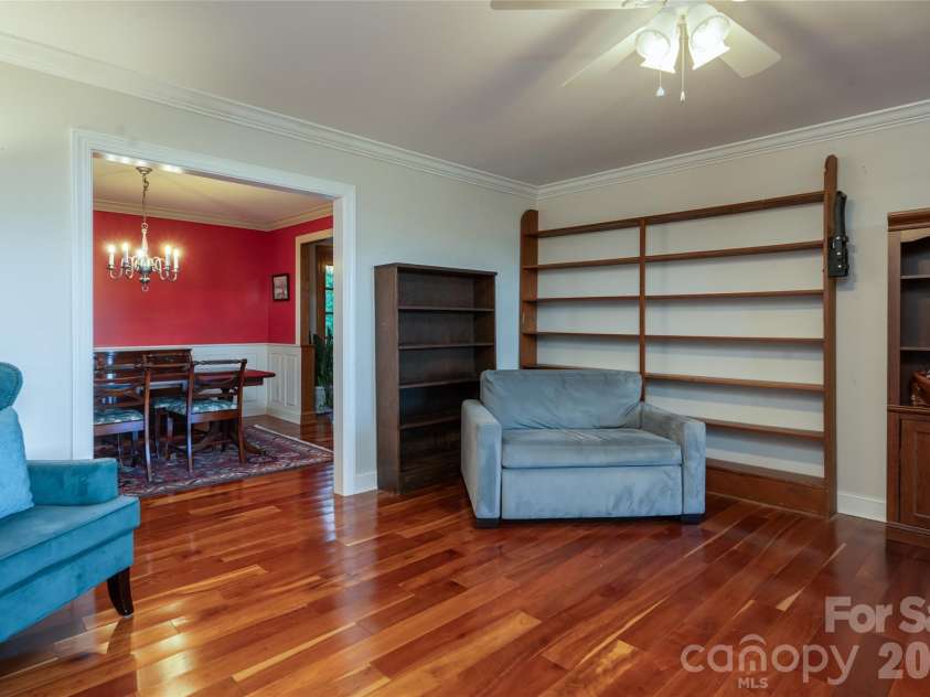 126 Wildflower Cove Drive, Swannanoa, NC 28778.  MLS# CAR4427361, YatesRealty ID 11052. Den on the main level
