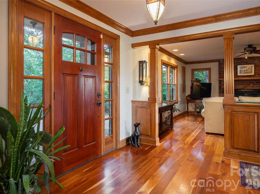 126 Wildflower Cove Drive, Swannanoa, NC 28778.  MLS# CAR4427361, YatesRealty ID 11052. Front Foyer