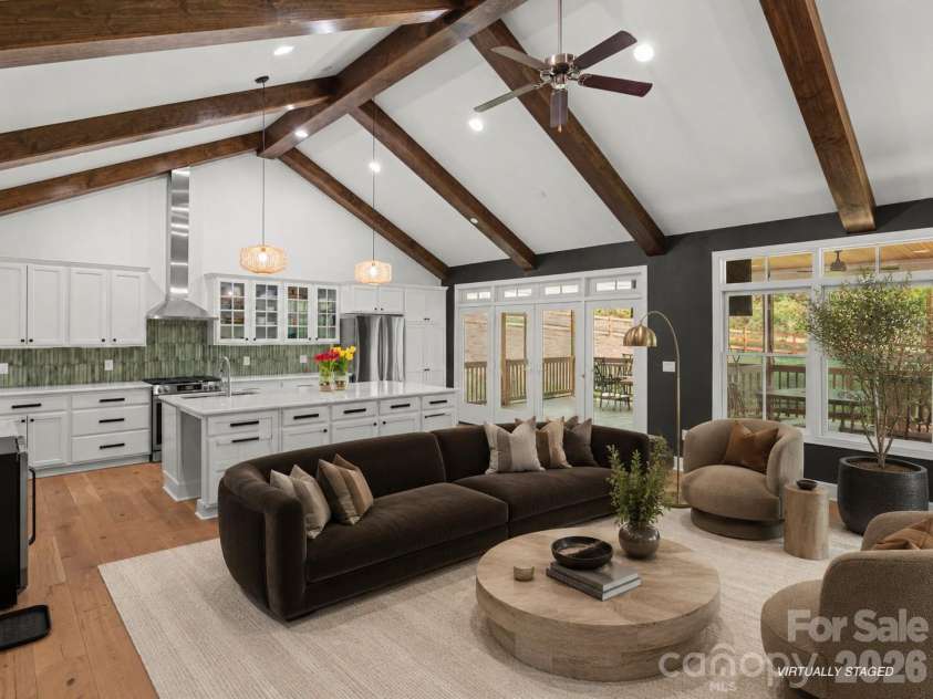 127 Rockbridge Road, Mills River, NC 28759.  MLS# CAR4366297, YatesRealty ID 11054. Virtually staged