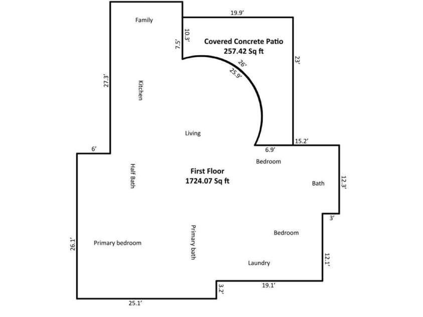 5425 Closeburn Road, Charlotte, NC 28210.  MLS# CAR4363801, YatesRealty ID 11067. Floor plan
