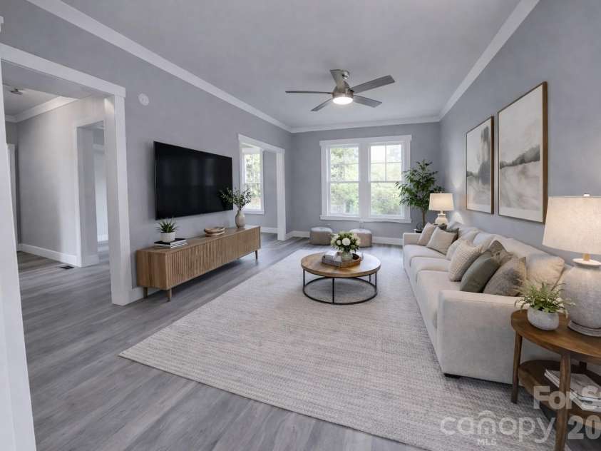 307 Washington Avenue, Bessemer City, NC 28016.  MLS# CAR4365960, YatesRealty ID 11071. Virtually staged