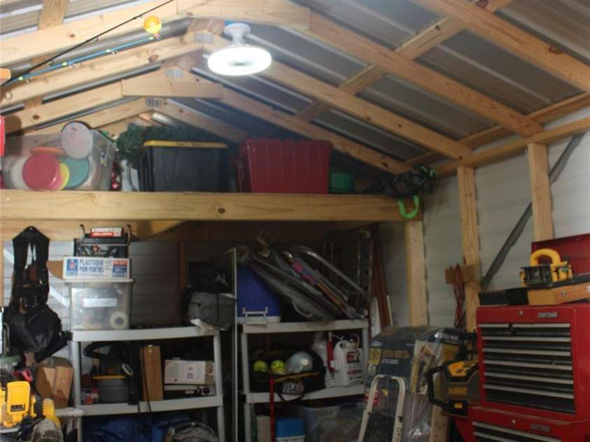 191 Celeste Eufola Road, Statesville, NC 28677.  MLS# CAR4365990, YatesRealty ID 11072. Inside shed