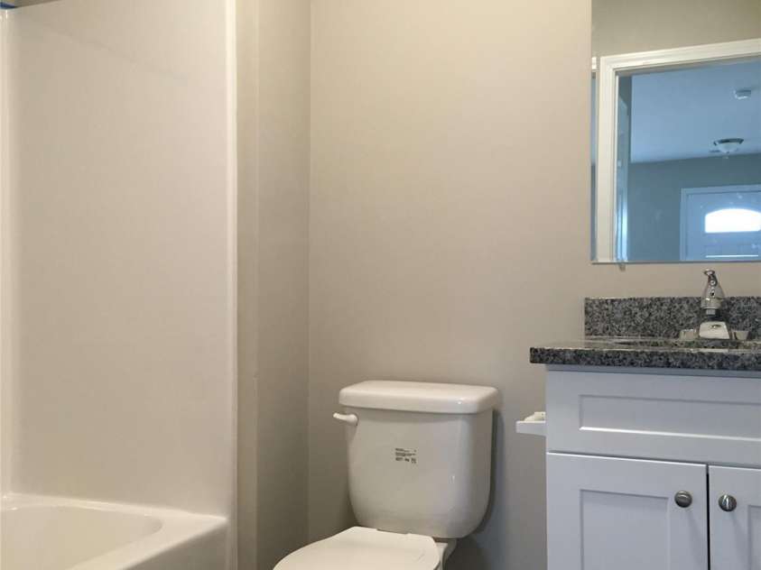 414 Wilkins Street, Dallas, NC 28034.  MLS# CAR4158663, YatesRealty ID 11075. 416 Wilkins bathroom