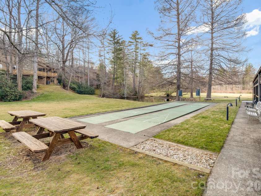 1104 Red Oak Drive, Hendersonville, NC 28791.  MLS# CAR4354614, YatesRealty ID 11078. Shuffleboard