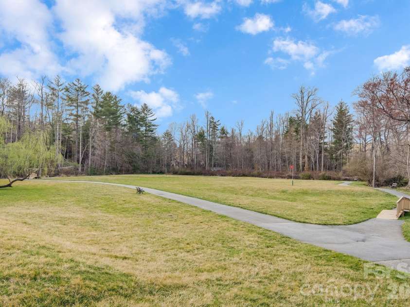 1104 Red Oak Drive, Hendersonville, NC 28791.  MLS# CAR4354614, YatesRealty ID 11078. Walking trails