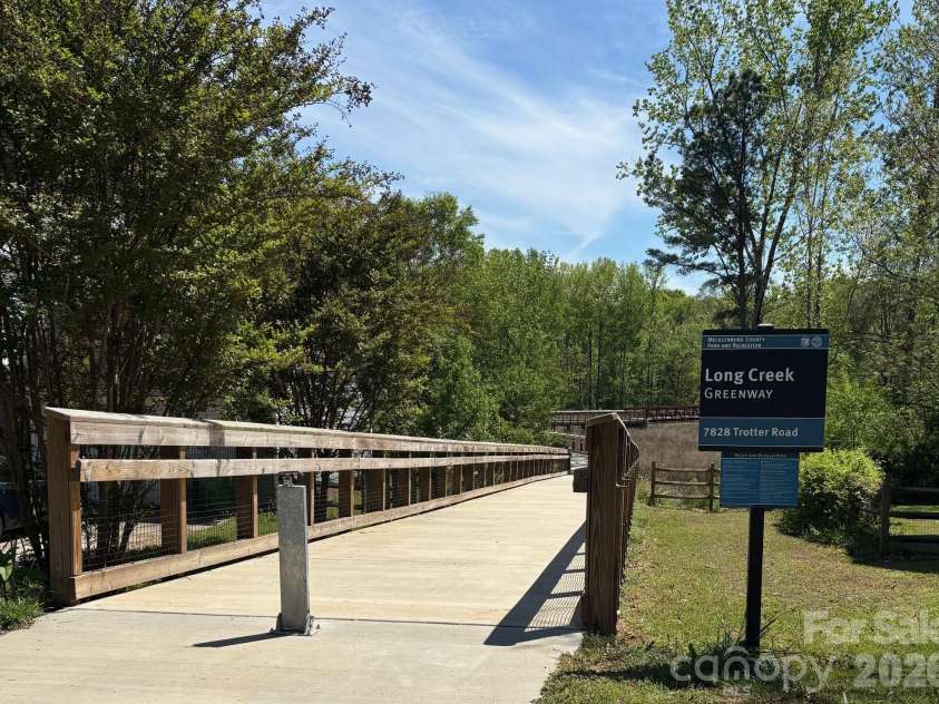 8015 Trotter Road, Charlotte, NC 28216.  MLS# CAR4366192, YatesRealty ID 11083. Long Creek Greenway