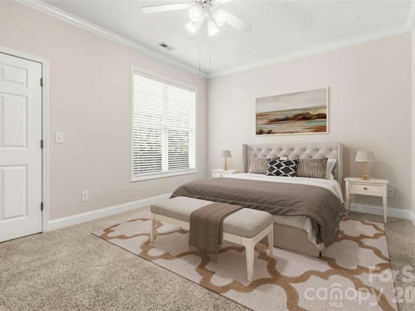 3832 Misty Glen Court, Matthews, NC 28105.  MLS# CAR4356915, YatesRealty ID 11086. Virtually Staged