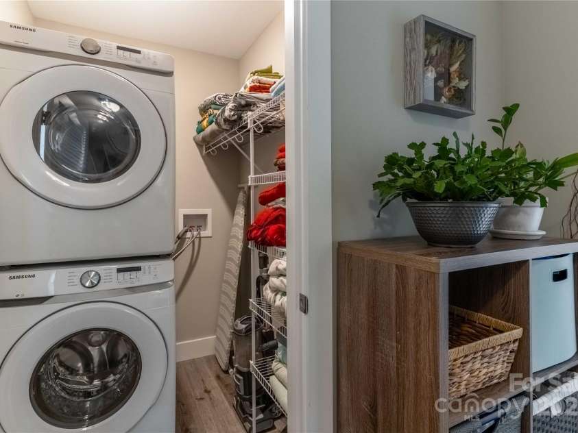 60 wheeler Road, Weaverville, NC 28787.  MLS# CAR4253951, YatesRealty ID 11094. Washer Dryer Area