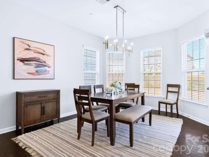 9635 Herringbone Lane, Concord, NC 28027.  MLS# CAR4354389, YatesRealty ID 11108. Dining Area 
