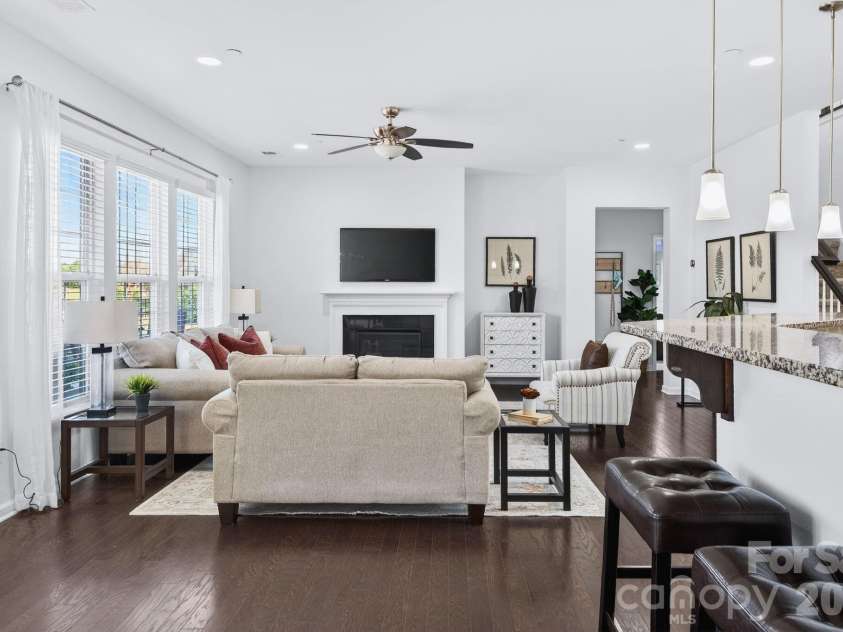 9635 Herringbone Lane, Concord, NC 28027.  MLS# CAR4354389, YatesRealty ID 11108. Great Room 