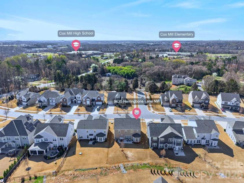 9635 Herringbone Lane, Concord, NC 28027.  MLS# CAR4354389, YatesRealty ID 11108. Nearby Amenities 