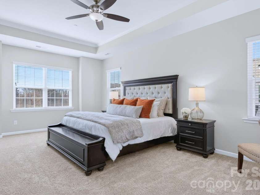 9635 Herringbone Lane, Concord, NC 28027.  MLS# CAR4354389, YatesRealty ID 11108. Primary Bedroom 