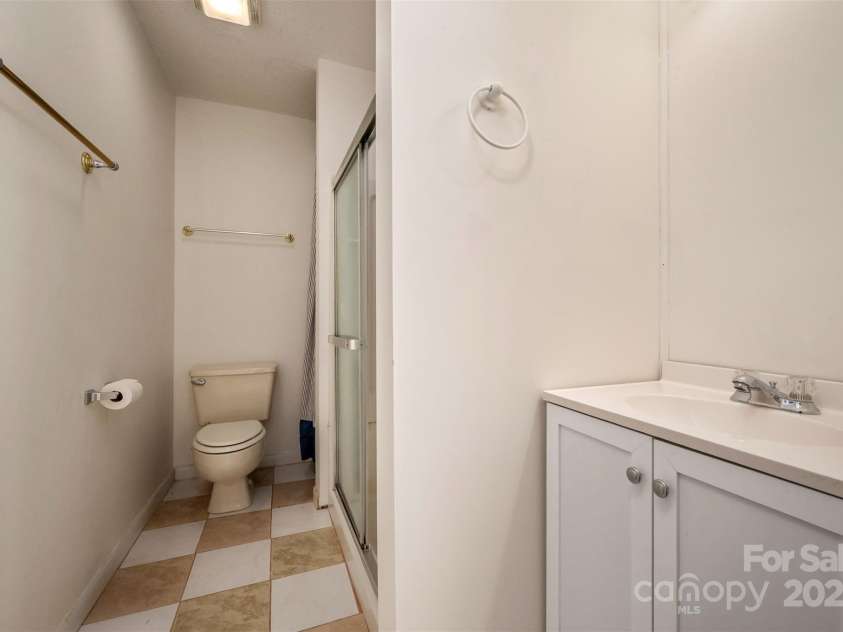 163 Woodland Drive, Columbus, NC 28722.  MLS# CAR4240701, YatesRealty ID 11111. En suite bathroom with shower