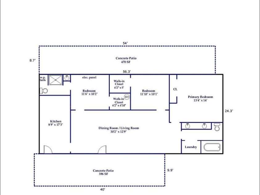 163 Woodland Drive, Columbus, NC 28722.  MLS# CAR4240701, YatesRealty ID 11111. Floor plan
