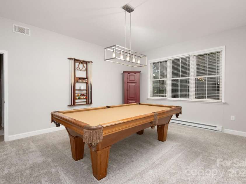 6 LaRue Court, Biltmore Lake, NC 28715.  MLS# CAR4176289, YatesRealty ID 11123. Fifth Bedroom currently used as pool room -Lower Level