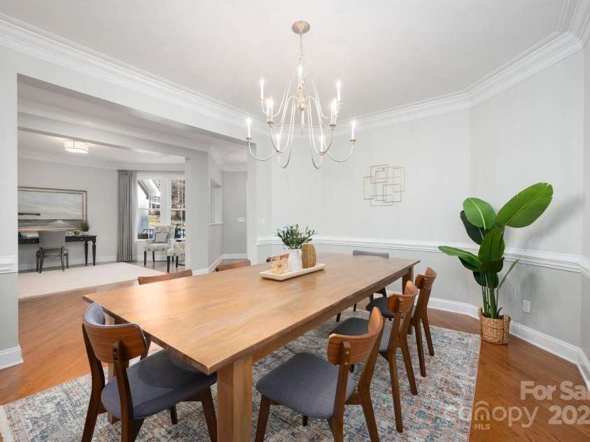 6 LaRue Court, Biltmore Lake, NC 28715.  MLS# CAR4176289, YatesRealty ID 11123. Formal Dining Room