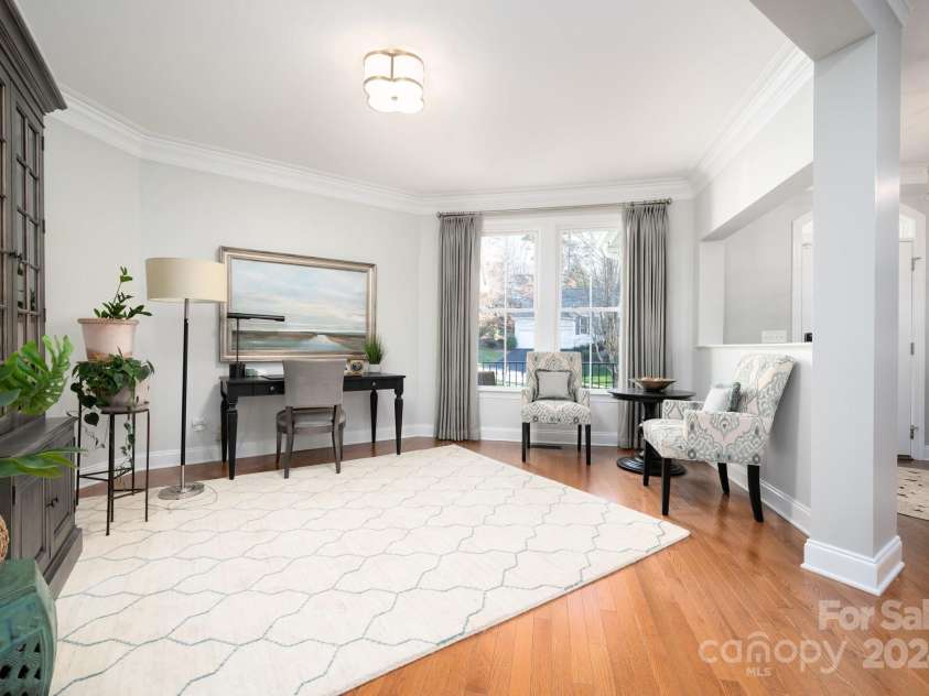 6 LaRue Court, Biltmore Lake, NC 28715.  MLS# CAR4176289, YatesRealty ID 11123. Music Room