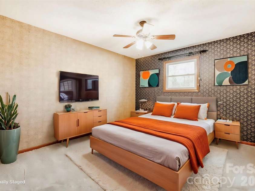 104 McArthur Avenue, Concord, NC 28025.  MLS# CAR4344747, YatesRealty ID 11125. 2nd Bedroom Staged