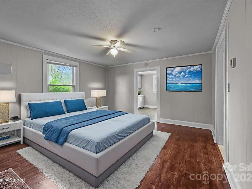 610 Watts Street, Albemarle, NC 28001.  MLS# CAR4310965, YatesRealty ID 11126. Virtually Staged Bedroom 2
