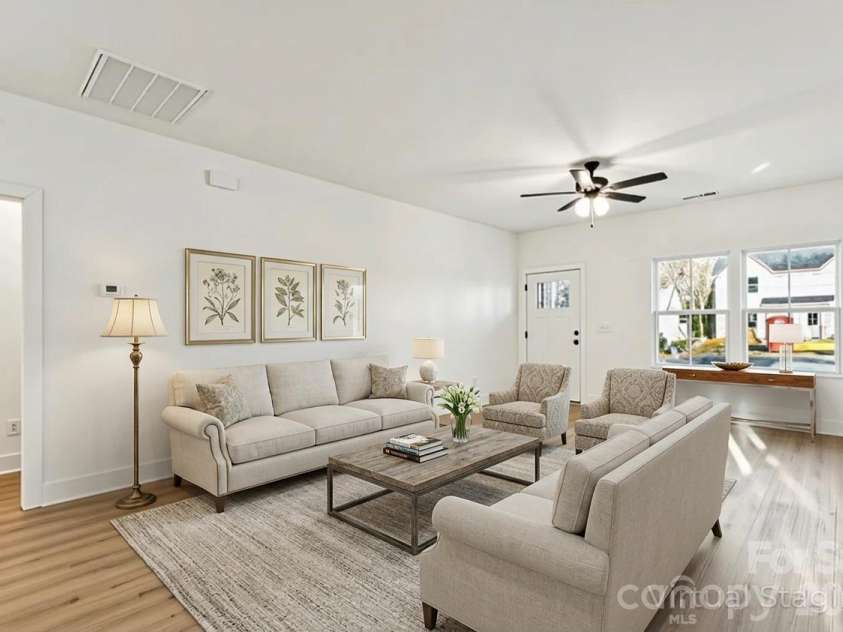 209B Yadkin Avenue, Spencer, NC 28159.  MLS# CAR4336552, YatesRealty ID 11131. Virtually Staged