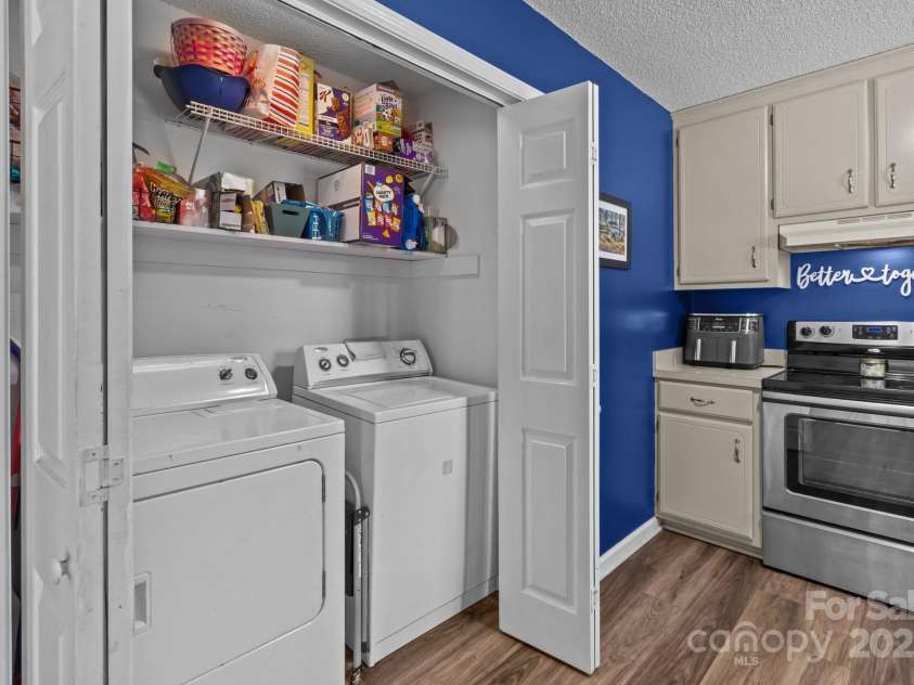 1238 Moss Springs Road, Albemarle, NC 28001.  MLS# CAR4248071, YatesRealty ID 11135. Laundry Closet