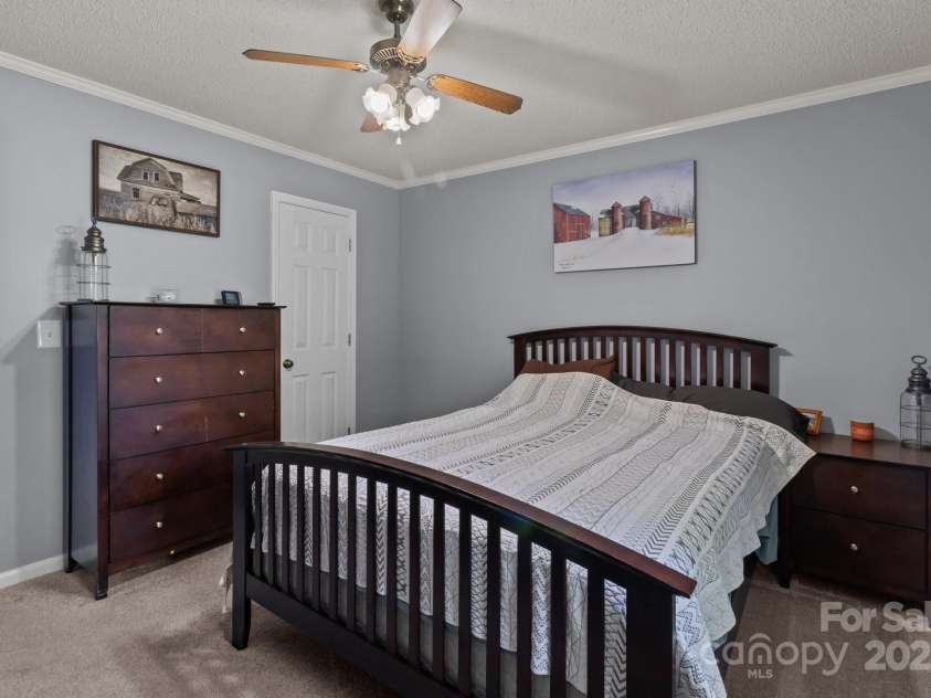 1238 Moss Springs Road, Albemarle, NC 28001.  MLS# CAR4248071, YatesRealty ID 11135. Primary Bedroom