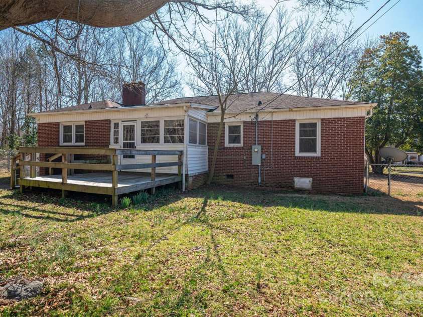 1547 Kings Road, Shelby, NC 28150.  MLS# CAR4225122, YatesRealty ID 11139. Rear View