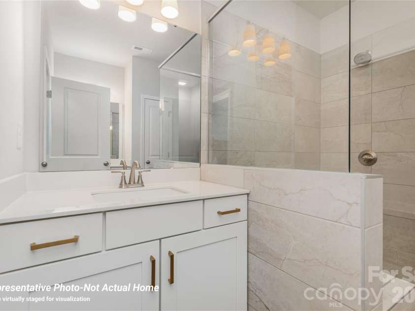 10219 Rainier Trail Drive, Huntersville, NC 28078.  MLS# CAR4342827, YatesRealty ID 11146. Main Bath Vanity 1