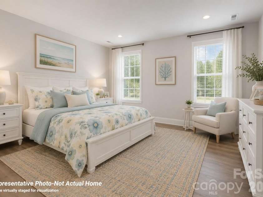 10219 Rainier Trail Drive, Huntersville, NC 28078.  MLS# CAR4342827, YatesRealty ID 11146. Msin Bedroom-Level 1-Virtually Staged