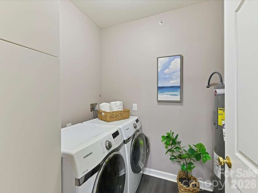 9145 Mcdowell Creek Court, Cornelius, NC 28031.  MLS# CAR4336946, YatesRealty ID 11148. Laundry Room!