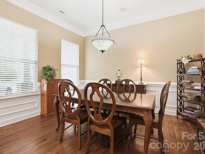 11010 Sparkle Creek Drive, Midland, NC 28107.  MLS# CAR4361341, YatesRealty ID 11151. Dining Room to the left