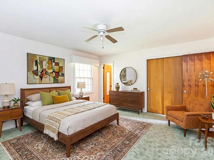 208 Victoria Circle, Kings Mountain, NC 28086.  MLS# CAR4295239, YatesRealty ID 11152. Primary Bedroom Digitally Staged