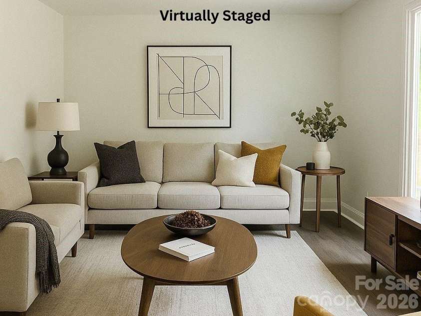 523 Hickory Nut Lane, China Grove, NC 28023.  MLS# CAR4289457, YatesRealty ID 11153. Staged- Living Area