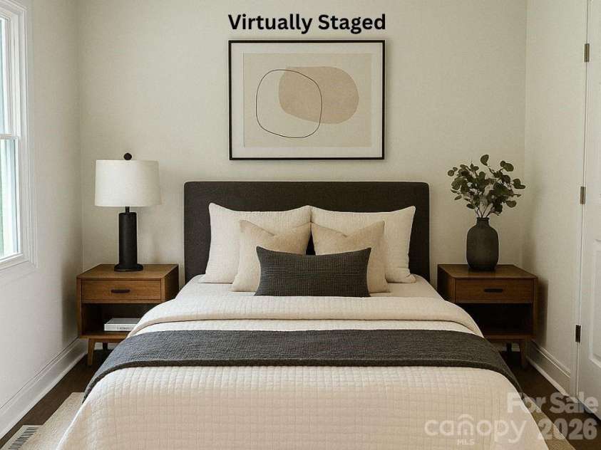 523 Hickory Nut Lane, China Grove, NC 28023.  MLS# CAR4289457, YatesRealty ID 11153. Staged- Primary Bedroom