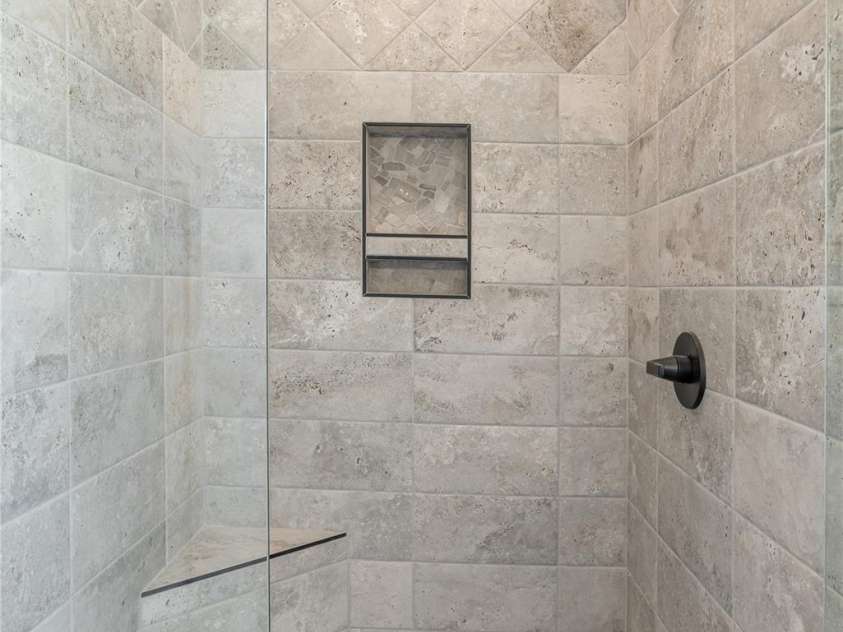 126 Whiskey River Run, Hendersonville, NC 28792.  MLS# CAR4205245, YatesRealty ID 11156. Primary shower