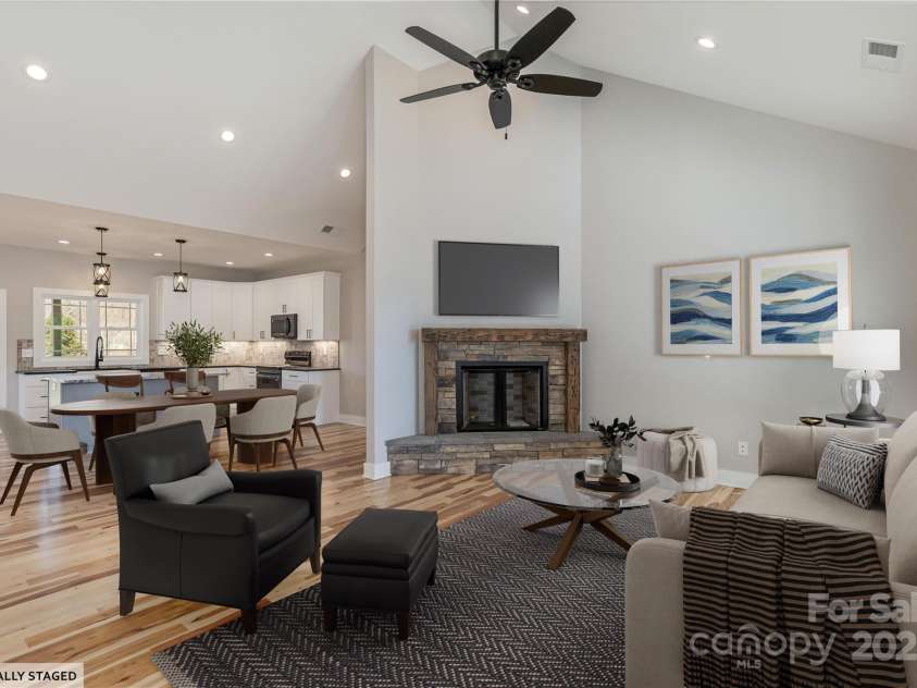 126 Whiskey River Run, Hendersonville, NC 28792.  MLS# CAR4205245, YatesRealty ID 11156. Virtually Staged