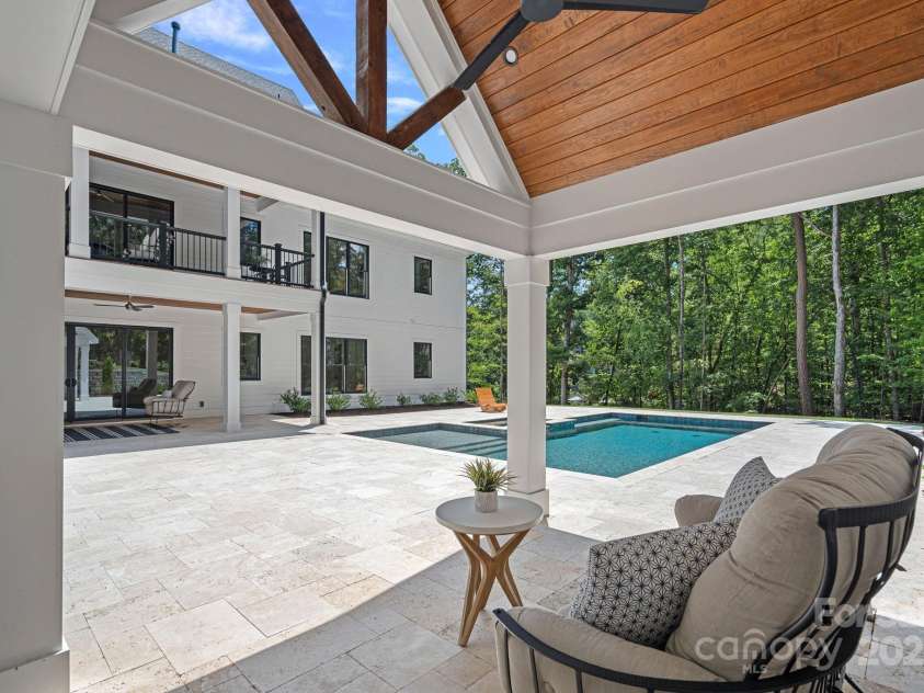 2010 Bessbrook Road, Fort Mill, SC 29708.  MLS# CAR4284508, YatesRealty ID 11165. Covered cabana with gas hook-up.