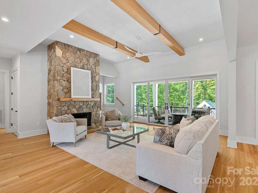2010 Bessbrook Road, Fort Mill, SC 29708.  MLS# CAR4284508, YatesRealty ID 11165. Living room complete with gas fireplace.