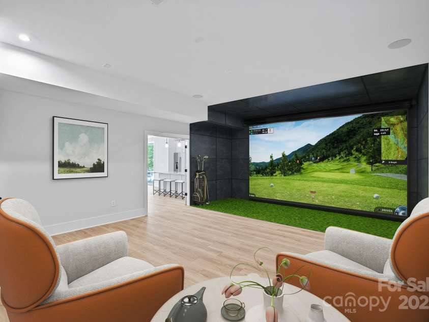 2010 Bessbrook Road, Fort Mill, SC 29708.  MLS# CAR4284508, YatesRealty ID 11165. VIRTUAL- Golf simulator Rendering