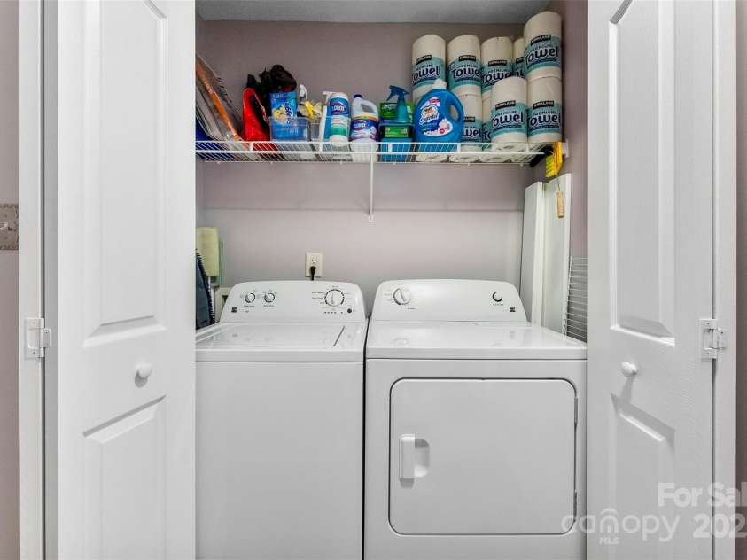 8814 Gerren Court, Charlotte, NC 28217.  MLS# CAR4249961, YatesRealty ID 11167. Laundry Closet