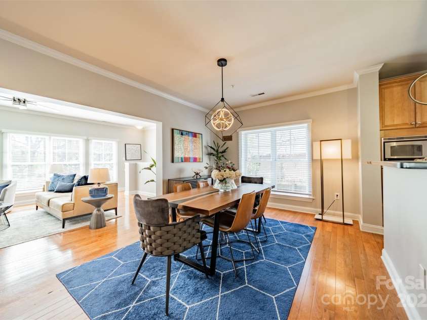 2953 Craftsman Lane, Charlotte, NC 28204.  MLS# CAR4235259, YatesRealty ID 11177. Dining Room
