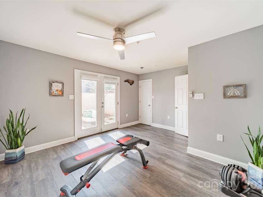 2953 Craftsman Lane, Charlotte, NC 28204.  MLS# CAR4235259, YatesRealty ID 11177. Doors to Patio