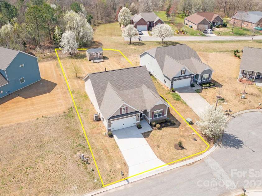 815 Foxmeade Court, Salisbury, NC 28144.  MLS# CAR4235862, YatesRealty ID 11179. Lot